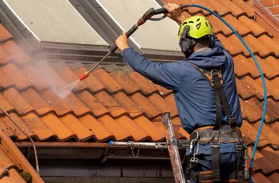 Démoussage et hydrofuge de toiture à Thieux